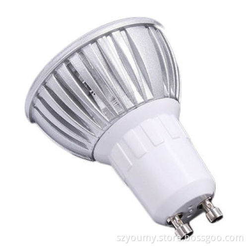 Minimum super white 3 x 1W GU10 white LED spotlight bulbs, energy-saving
